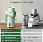 Rotary Cheese Grater with Handle - Image 5