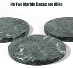 Koville Italian Natural Marble Paper Towel Holder Countertop, Genuine Stone - Image 4