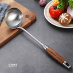 Soup Ladle, 304 Stainless Steel Cooking Ladle Spoon Wok Tools - Image 5