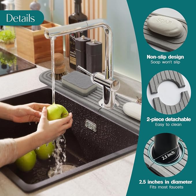 eormoe Faucet Mat for Kitchen Sink - Image 8