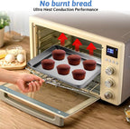 2Pcs Toaster Oven Pans for Baking, 9x11 Baking Sheets Cookie Sheet Stainless - Image 4