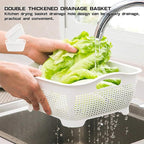 Double-layer Plastic Fruits Vegetable Washing Basket Food Storage Multi-layer - Image 6