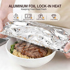 2026 New Reusable Aluminum Foil Food Covers, Pop Up Tin Foil Food Insulation - Image 2