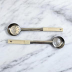 3 Ounce Slotted Stainless Steel Portion Control Ladle Spoon - Image 9