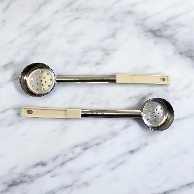 3 Ounce Slotted Stainless Steel Portion Control Ladle Spoon - Image 8