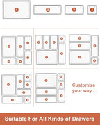 SMARTAKE 37-Piece Drawer Organizer - Image 7