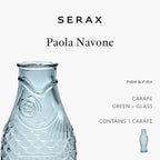 Serax Glass Water Pitcher | Fish & Fish glassware by Paola Navone | Wine Carafe - Image 3