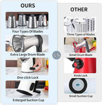 VEKAYA Rotary Cheese Grater Hand Crank - Image 2