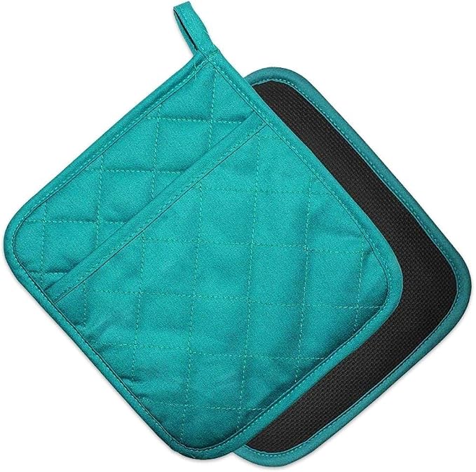 2Pcs Cotton and Neoprene Oven Pads Pot Holders by YEKOO