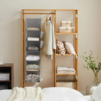 YOUDENOVA Hanging Closet Organizer and Storage, 6-Shelf Closet Hanging Storage - Image 2