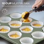 12-Piece Nonstick Baking Set, Non-Toxic Bakeware Sets - Image 5