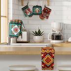 Jingmore 6 Pcs Kitchen Decor Set Accessorie Farmhouse Kitchen Towels Pot - Image 6