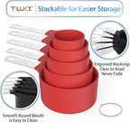 TILUCK Measuring Cups & Spoons Set, Stackable Cups and Spoons, Nesting Measure - Image 4