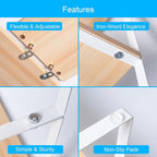 Golener Countertop Organizer Corner Shelf, 2 Tier Adjustable Stackable Corner - Image 7