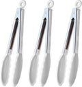 HINMAY Silicone Kitchen Tongs 9-Inch Stainless Steel Basics Tongs by HINMAY