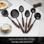 Izurok 18/10 Stainless Steel Kitchen Utensils Set, 6 Piece Cooking Utensils - Image 6