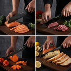 Kitchen Knife Set with Block, Chef Knives, Bread Knife, all in one - Image 4