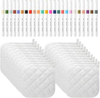 40 Pcs Pot Holder Bulk for Craft Set Including 16 White Pot Holders Oven Mitts by Unknown