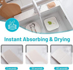 Fast Drying Faucet Mat for Kitchen Sink, Water Absorbent Diatomite Stone Sink - Image 3