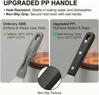 Stainless Steel Fish Spatula, 12.2" Slotted Metal Turner - Image 7