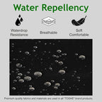 TOSHE Kitchen Apron Waterdrop Resistant Cotton Apron - Image 4