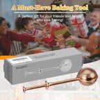 HULISEN Flour Duster for Baking, One-Handed Operation, 304 Stainless Steel - Image 7