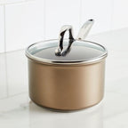 Anolon Ascend Hard Anodized Nonstick Sauce Pan/Saucepan and Lid - Image 9