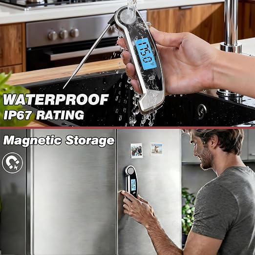 Meat Thermometer Digital Waterproof Instant Read Thermometer - Image 9