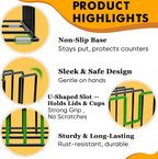 2 Pack Cutting Board Organizer and Pot Lid Holder, Kitchen Cabinet Organizer - Image 7