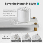 Razborci Water Absorbing Stone Sink Caddy Kitchen Sink Organizer Tray, - Image 5