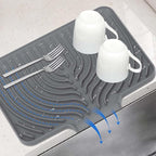 Dish Drying Mat for Kitchen Counter, by JACZZO