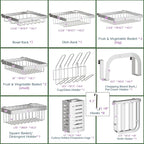 PUSDON Over Sink Dish Drying Rack Stainless Steel, Adjustable Large Dish Drainer - Image 4