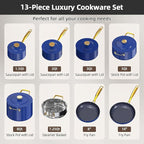 Nuwave Lux LE 13-Pc Cookware Set - Image 7
