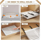 Seinloes 2 Pack Pull Out Cabinet Organizer - Image 8