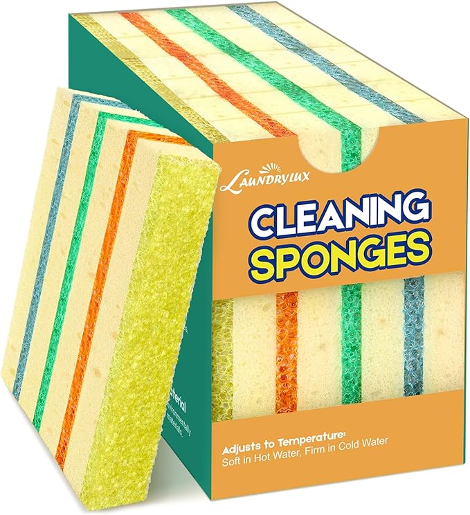 LAUNDRYLUX 12 Pack Scrub Sponge by LAUNDRYLUX