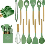 MYKUJA Silicone Cooking Utensils Set, Heat Resistant Kitchen Utensils Set by MYKUJA