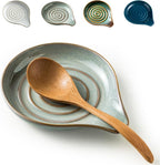 LAUCHUH Spoon Rest, Heat-Resistant Spatula Rest by LAUCHUH