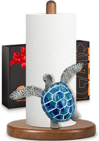 Blue Turtle Paper Towel Holder, Coastal Beach Ocean Home Decor by Unknown