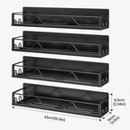 Mystozer 16.9 Inch Wide Large Capacity Magnetic Spice Rack - Image 7