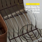 Dish Drying Rack & Cutlery Holder 2 Piece Set - Image 5