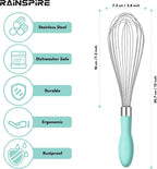 Rainspire 12-Inch Wire Whisk Stainless Steel, Balloon Whisks - Image 2