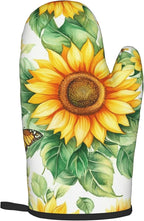 Sunflower Oven Mitts and Pot Holders Sets Watercolor Yellow Floral Plant - Image 8