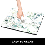 Rnivvi Dish Drying Mat for Kitchen Counter, 16 x 18" Cute Boho Theme Absorbent - Image 6