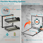 Hanging Wall Mounted Dish Drying Rack - Image 8
