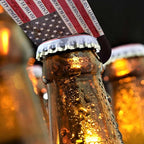 Usa Flag Stainless Steel Bottle Opener Pledge of Allegiance Written on A - Image 4