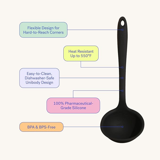 GIR: Get It Right Silicone Pasta Spoon & Ladle - Image 2
