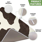 Milk Cow Drying Mat 18x16 Inch, Cattle Fur Farmhouse Dish Drainer Mats Summer - Image 3
