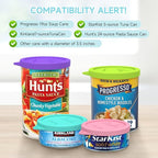 4PCs 3.4-inch Silicone Can Lids - Image 2