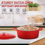 E-far 7QT Oval Dutch Oven Pot - Image 7