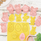 8 Pcs Cookie Cutters Set 3D Holiday Cookie Cutters - Image 2